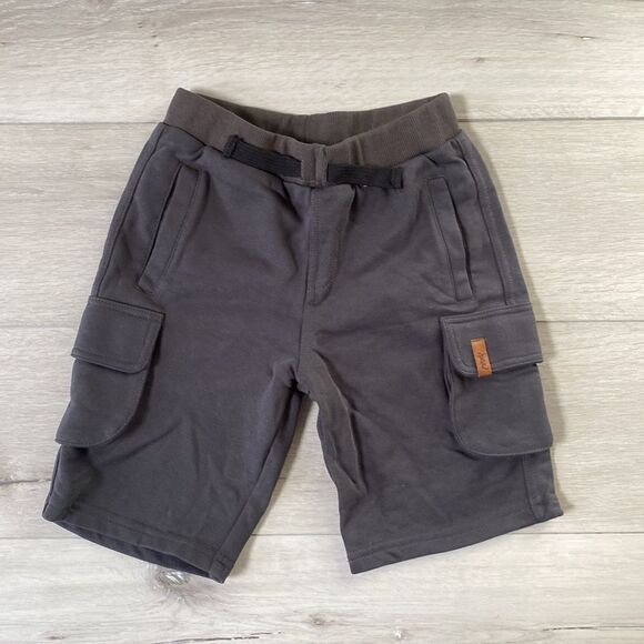 Deuse Nar deuse Boys Sweatshorts Gray Pinstripe 7 NWT in packaging - Picture 1 of 5